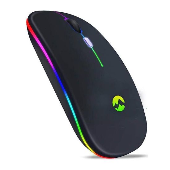 EVEREST SM-BT11 USB SİYAH 2IN1 BLUETOOTH 2.4GHZ ŞARJ EDİLEBİLİR KABLOSUZ MOUSE resmi