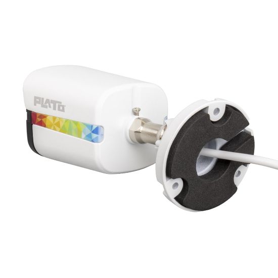 PLATO PL-22995 5MP COLOR VU MİKROFONLU 3.6 MM 3 ATOM LED METAL KASA AHD BULLET KAMERA resmi