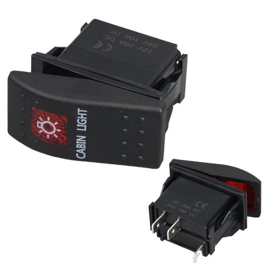 KABİN LAMBASI IŞIKLI MARIN SWITCH (IC-134M-S3) resmi