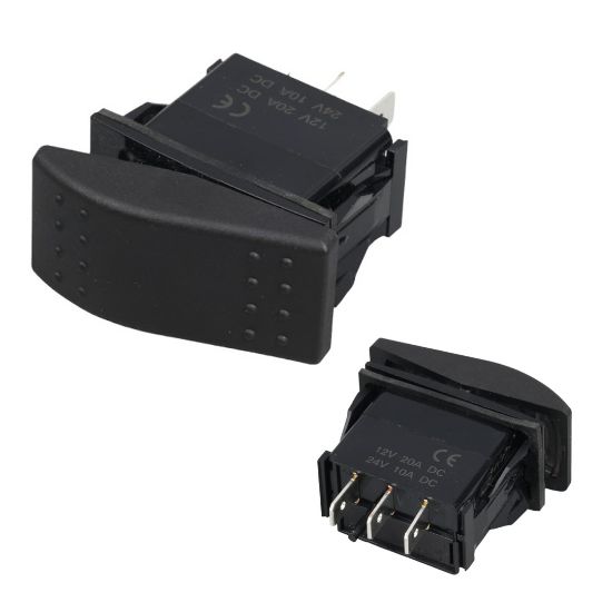 IŞIKSIZ 3P ON-OFF-ON 12-24V MARIN SWITCH (IC-134M-N5) resmi