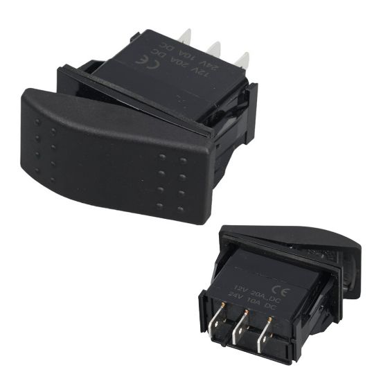 IŞIKSIZ 3P ON-OFF-ON 12-24V YAYLI MARIN SWITCH (IC-134M-N6) resmi