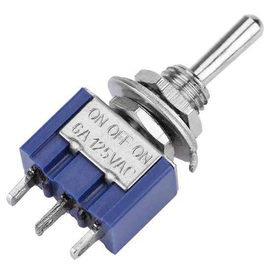 TOGGLE SWİTCH ON-OFF-ON Ø6MM MTS-103 (IC-140) resmi