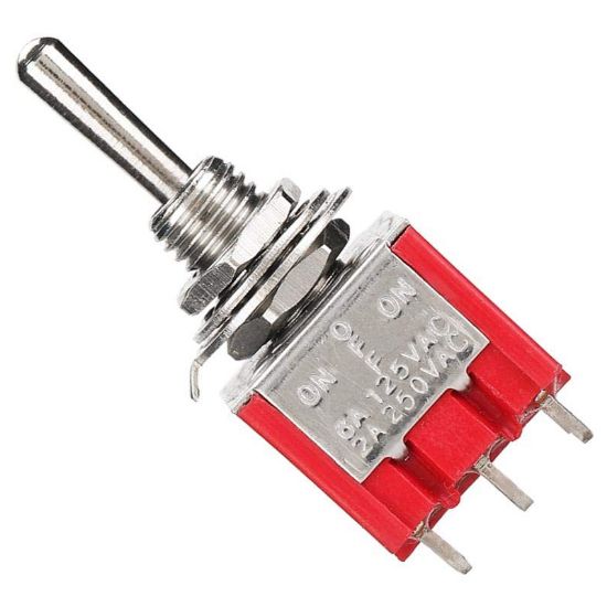 TOGGLE SWİTCH ON-OFF-ON Ø6MM MTS-303 (IC-148B) resmi