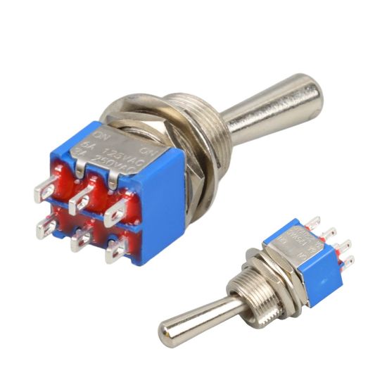 TOGGLE SWİTCH ON-OFF Ø12MM MTS-202L (IC-148G) resmi