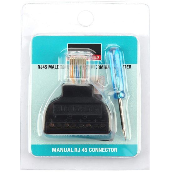 POWERMASTER PM-24267 RJ45 TO 8 PİN SCREW TERMİNAL ÇEVİRİCİ resmi