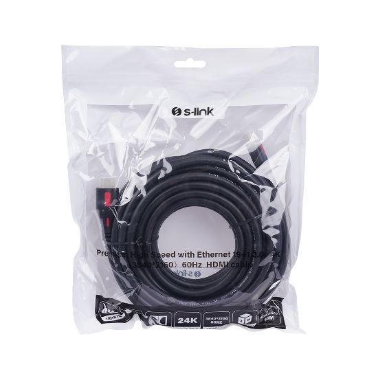 S-LINK SL-HDM4K10 19+1 10 METRE V2.0 4K 60HZ HDMI KABLO resmi