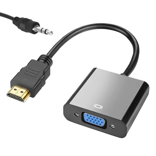 FULLY G-537L HDMI TO VGA ÇEVİRİCİ ADAPTÖR SES ÇIKIŞLI resmi