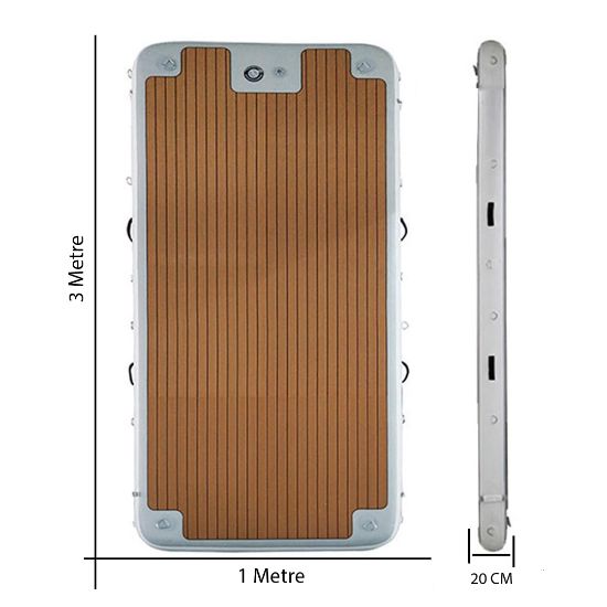 SUNUP SN-24885 ŞİŞME YÜZER DENİZ YATAĞI İSKELE PALTFORM (ELEKTRİKLİ HAVA POMPASI HEDİYELİ) resmi