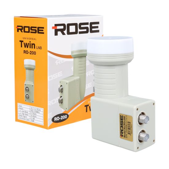 ROSE RO-200 UNIVERSAL TWIN ÇİFTLİ LNB 0.1DB resmi