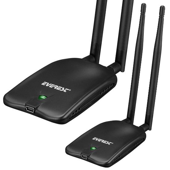 EVEREST EWN-999 300 MBPS ÇİFT ANTENLİ WIRELESS ADAPTÖR resmi