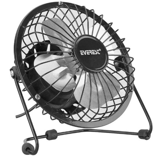 EVEREST EFN-482 MASAÜSTÜ METAL SİYAH FAN resmi