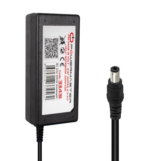 POWERMASTER * SL-NBA410 19 VOLT - 2.37 AMPER 6.3*3.0 UÇLU TOSHIBA NOTEBOOK ADAPTÖR resmi