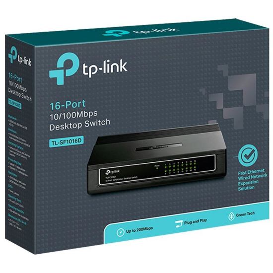 TP-LINK TL-SF1016D 16 PORT 10/100 MBPS SWITCH resmi