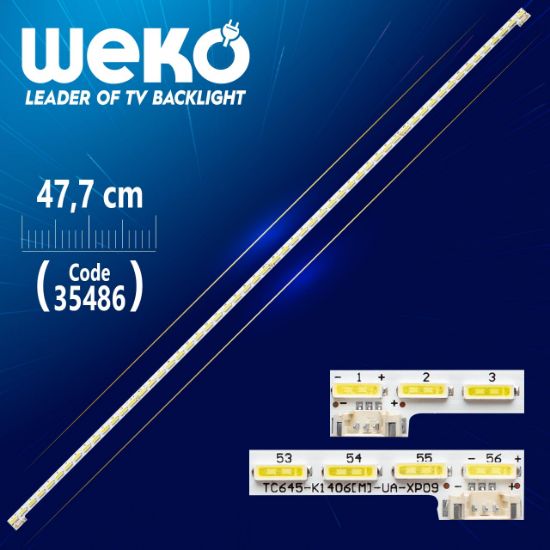 TC645-I1406(M)-UA-XP03 - 56 LEDLİ 47.7 CM - (WK-1032) resmi