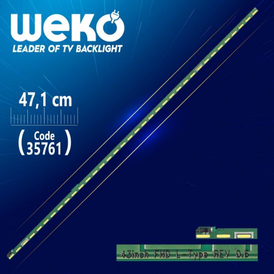 43INCH FHD L-TYPE REV 0.6 - 47.1 CM 36 LEDLİ - (WK-1229) resmi