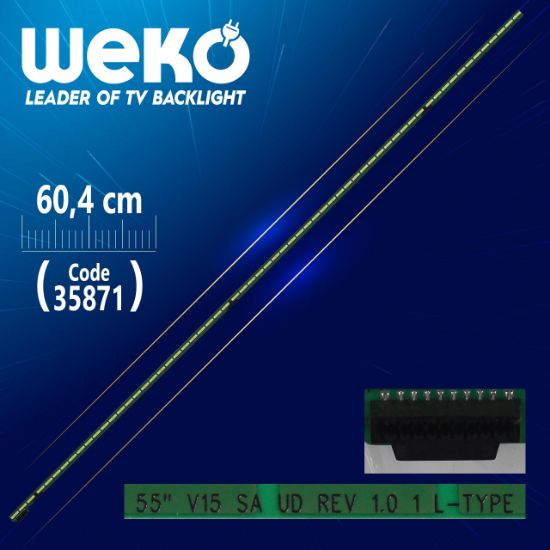 55 V15 SA UD REV 1.0 1 L-TYPE - 6916L2060A - 63 LEDLİ 60.4 CM - (WK-1333) resmi