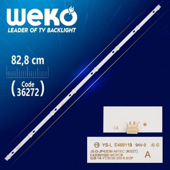 JS-D-JP43DM-A81EC (80510)  A TYPE 8 LEDLİ 82.8 CM resmi