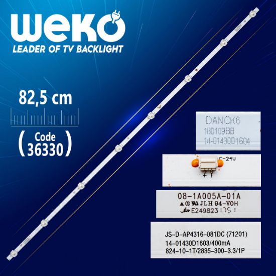 JS-D-AP4316-091DC  8 LEDLİ 82,50 CM resmi