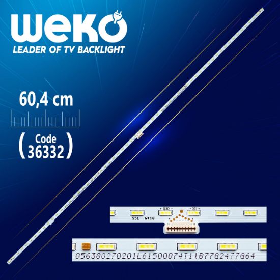056380270201L61500074T11B77G2477G64 760.01N1T.0002  55L 6*10  60 LEDLİ  60.4 CM resmi