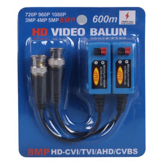 POWERMASTER PM-3893 4MP MAX 600 METRE HD-TVI/CVI/AHD/CVBS HD VIDEO BALUN resmi