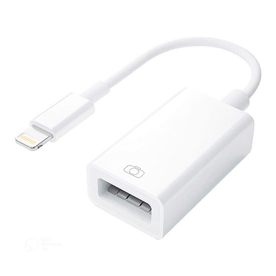 POWERMASTER IPAD IPHONE LIGHTNING OTG ADAPTÖR (FLASH BELLEK MOUSE KLAVYE BAĞLAMAK İÇİN) resmi