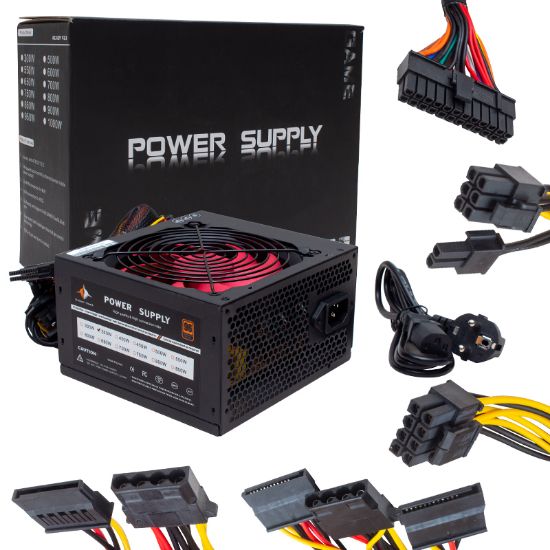 POWERMASTER PM-4264 ATX-P4-350 WATT 12V V2.3 20+4 PIN 350 WATT PEAK POWER SUPPLY resmi