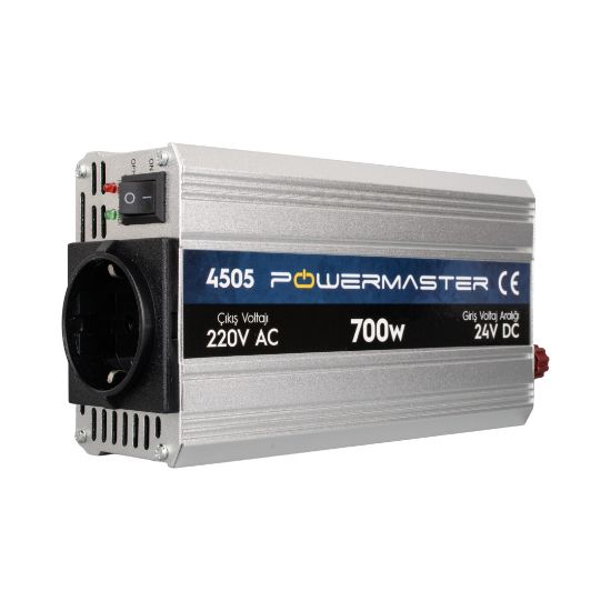 POWERMASTER PM-4505 24 VOLT - 700 WATT MODIFIED SINUS INVERTER resmi