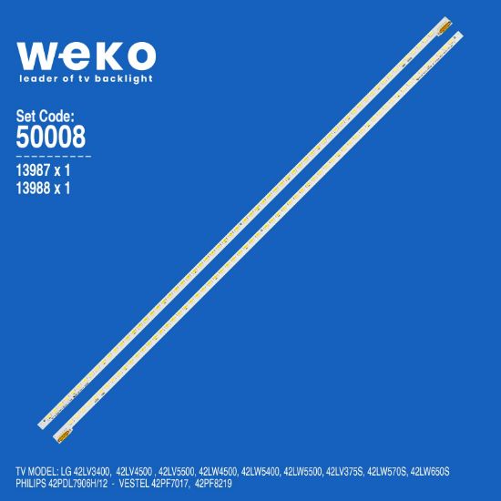 WKSET-5008 13987X1 13988X1 42 V6 EDGE FHD-1 REV1.0 1 2 ADET LED BAR (64LED) resmi