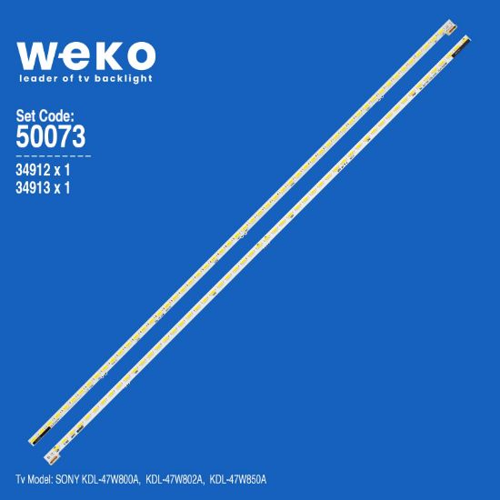 WKSET-5073 34912X1 34913X1 NLAC30224 2 ADET LED BAR (54LED) resmi