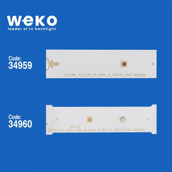 WKSET-5083 34959X4 34960X4 S_KU6K_43_FL30 8 ADET LED BAR resmi
