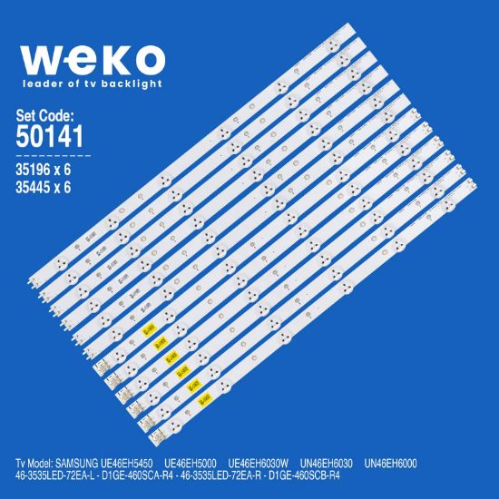 WKSET-5141 35196X6 35445X6 46-3535LED-72EA 12 ADET LED BAR resmi
