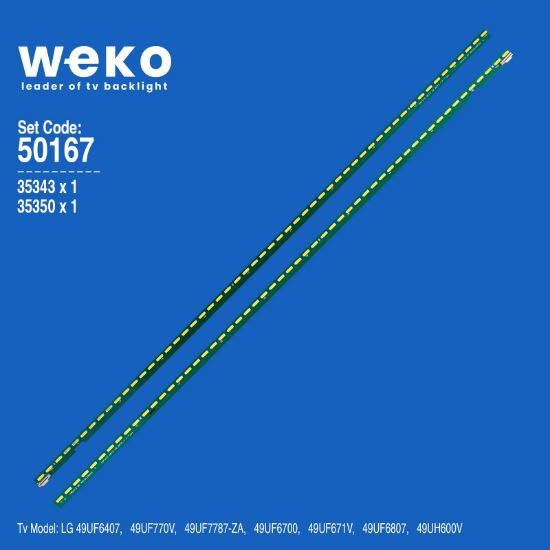 WKSET-5167 35343X1 35350X1 49 V15 ART3 UD REV1.1 2 ADET LED BAR (54LED) resmi
