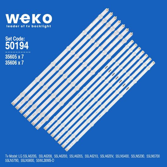 WKSET-5194 35605X7 35606X7 LG INNOTEK POLA2.0 55 14 ADET LED BAR resmi