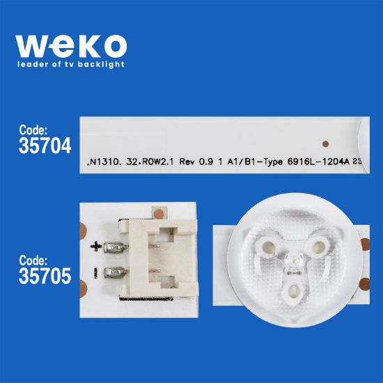 WKSET-5214 35704X1 35705X2 32 V13 REV 0.0 3 ADET LED BAR (BİRLEŞTİRİLMİŞ) resmi