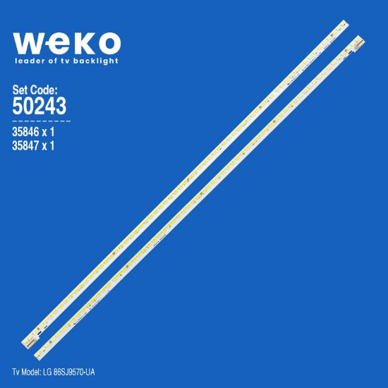 WKSET-5243 35846X1 35847X1 86 V16 ART3 2 ADET LED BAR (66LED) resmi