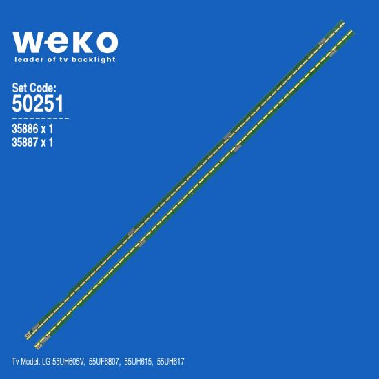 WKSET-5251 35886X1 35887X1 55 V15.5 ART3 UD REV0.1 2 ADET LED BAR (60LED) resmi