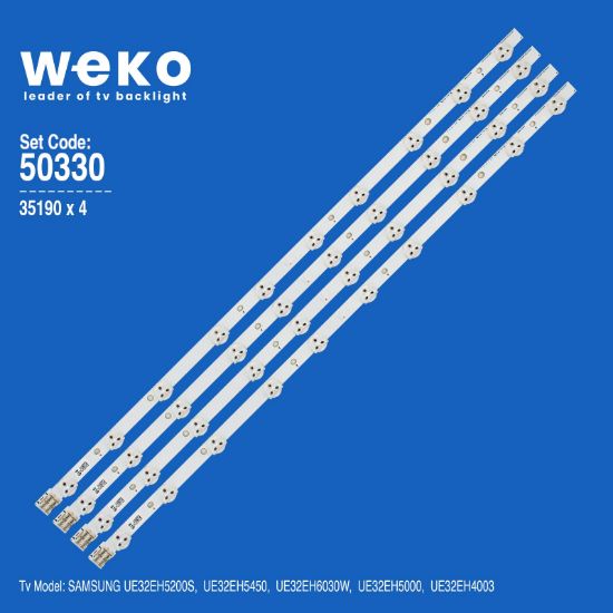 WKSET-5330 35190X4 32F-3535LED-40EA - D1GE-320SC1-R3 - 1GE-320SC1-R2 4 ADET LED BAR resmi