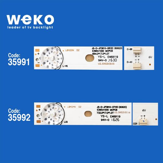 WKSET-5357 35991X2 35992X1 E39D1000 MCPC8 3 ADET LED BAR resmi