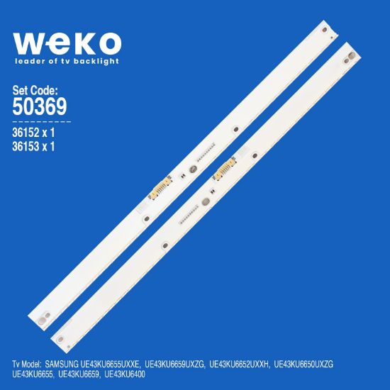 WKSET-5369 36152X1 36153X1 V6ER_430S 2 ADET LED BAR (48LED) resmi