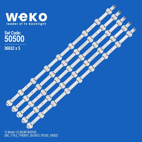 WKSET-5500 36632X5 SSC_Y19.5_TRIDENT_65UM73_REV00_190823 5 ADET LED BAR resmi