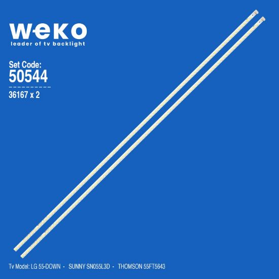 WKSET-5544 36167X2 2011SGS55 5630 86 H1 REV0 2 ADET LED BAR (86LED) resmi