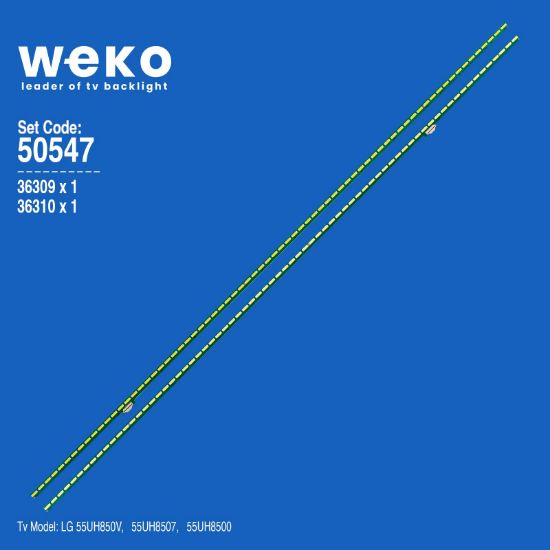 WKSET-5547 36309X1 36310X1 55 V16 AS1 2442 REV0.1 2 ADET LED BAR (72LED) resmi