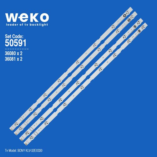 WKSET-5591 36080X2 36081X2 SAMSUNG 2012SONY32 4 ADET LED BAR resmi