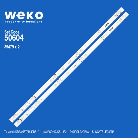 WKSET-5604 35479X2 MS-L1343 V2  2 ADET LED BAR resmi