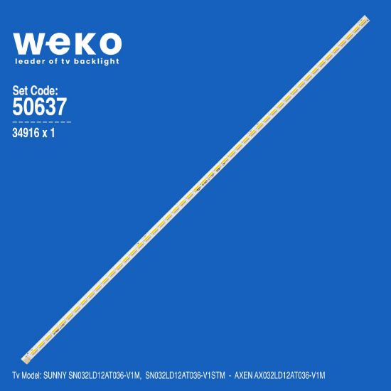 WKSET-5637 34916X1 ZC-7020-48-V0.1 1 ADET LED BAR (48LED) resmi