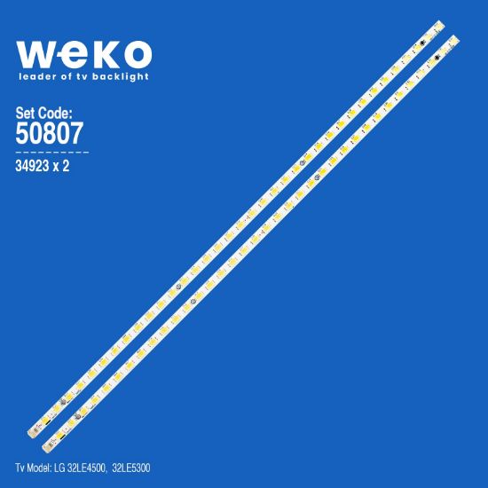 WKSET-5807 34923X2 31T12-01A - T315HW05 V1  2 ADET LED BAR (36LED) resmi