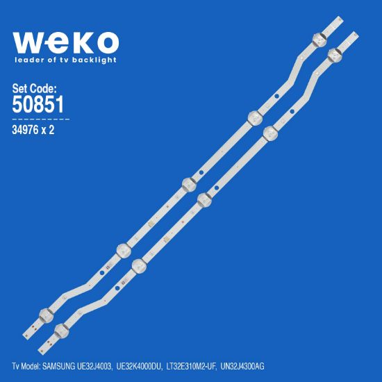 WKSET-5851 34976X2 2015 SVS F-COM 32 HD L5 REV1.4 150518  2 ADET LED BAR (5LED) resmi