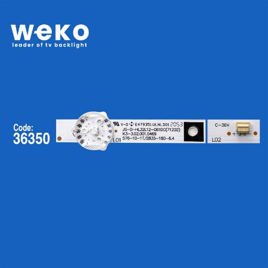 WKSET-5877 36350X3 JS-D-HL32L12-061DC K3-3.02.001.0469 3 ADET LED BAR resmi