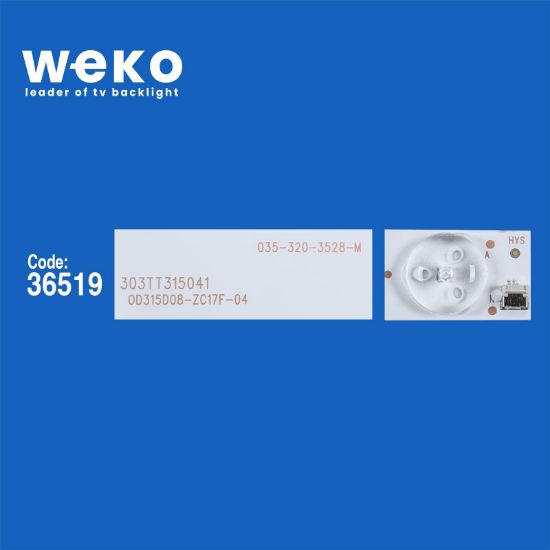 WKSET-5893 36519X3 0D315D08-ZC17F-04 303TT315041 3 ADET LED BAR resmi