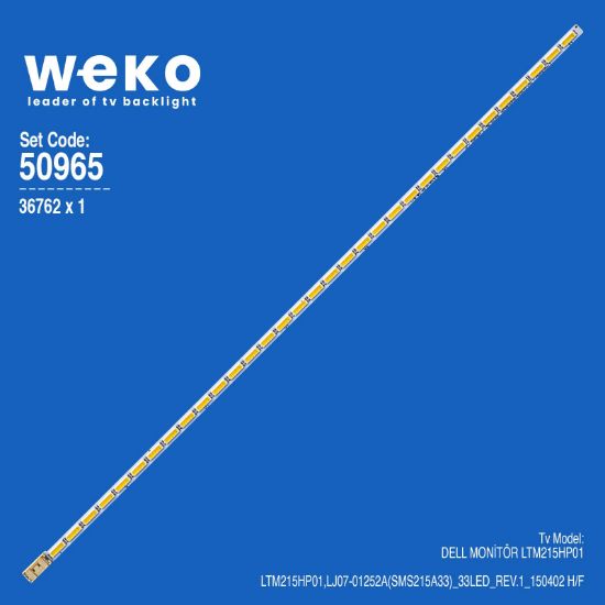 WKSET-5965 36762X1 LTM215HP01,LJ07-01252A(SMS215A33)_33LED_REV.1_150402 H/F  1 ADET LED BAR (33LED) resmi